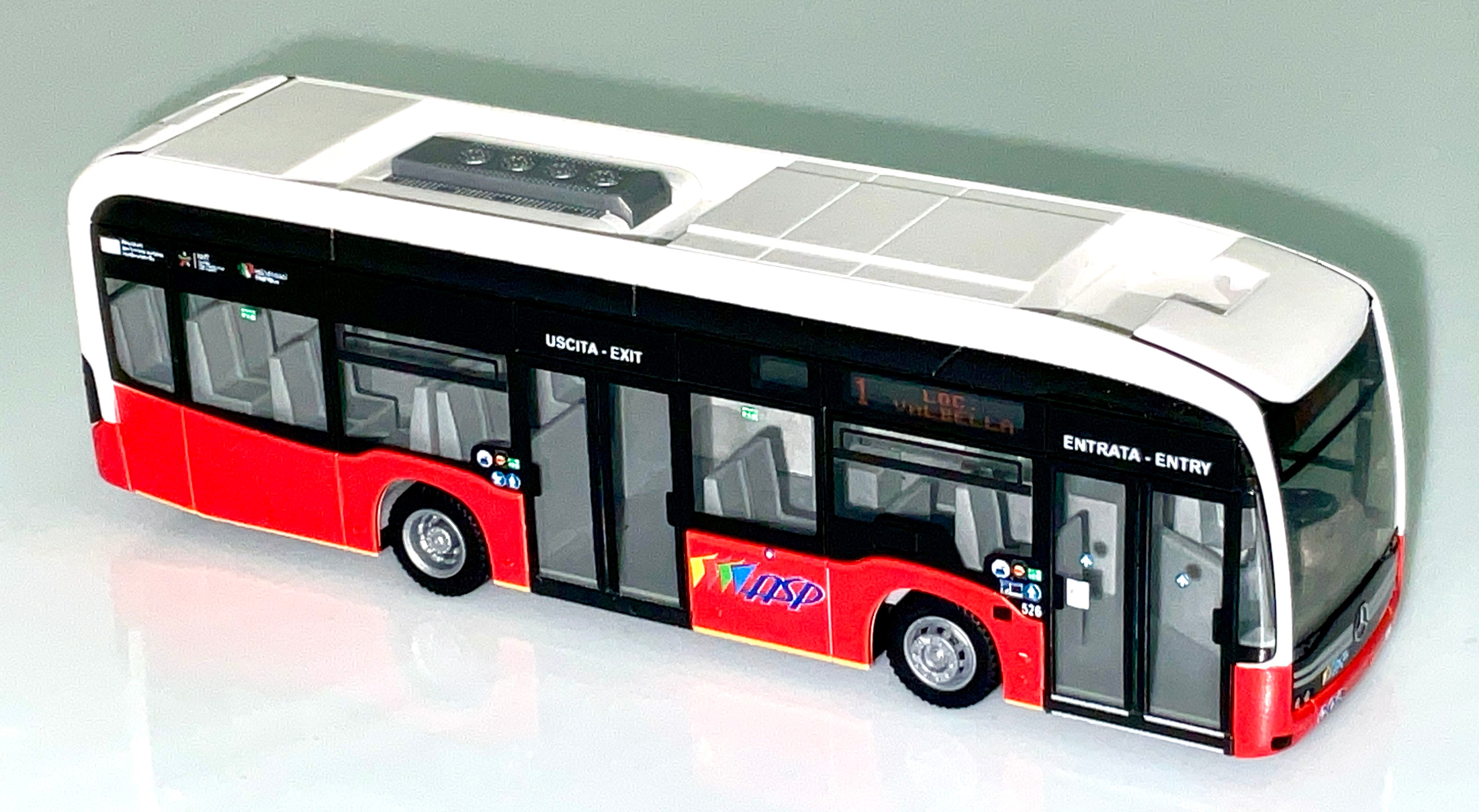 MERCEDES BENZ e CITARO K ,della RM , 75703 scala 1/87 , vista laterale destra