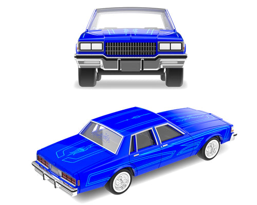1986 Chevrolet Caprice Electric Blue – Greenlight GR63090-E scala 1:64