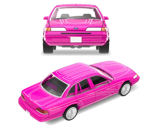 1996 Ford Crown Victoria Bubblegum Pink – Greenlight GR63090-F scala 1:64