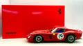 Ferrari 250 GTO #19 Kyosho 08438A Die-Cast 1/18, vista laterale con confezione