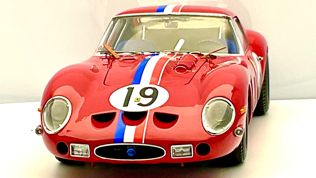Ferrari 250 GTO #19 Kyosho 08438A Die-Cast 1/18, vista frontale
