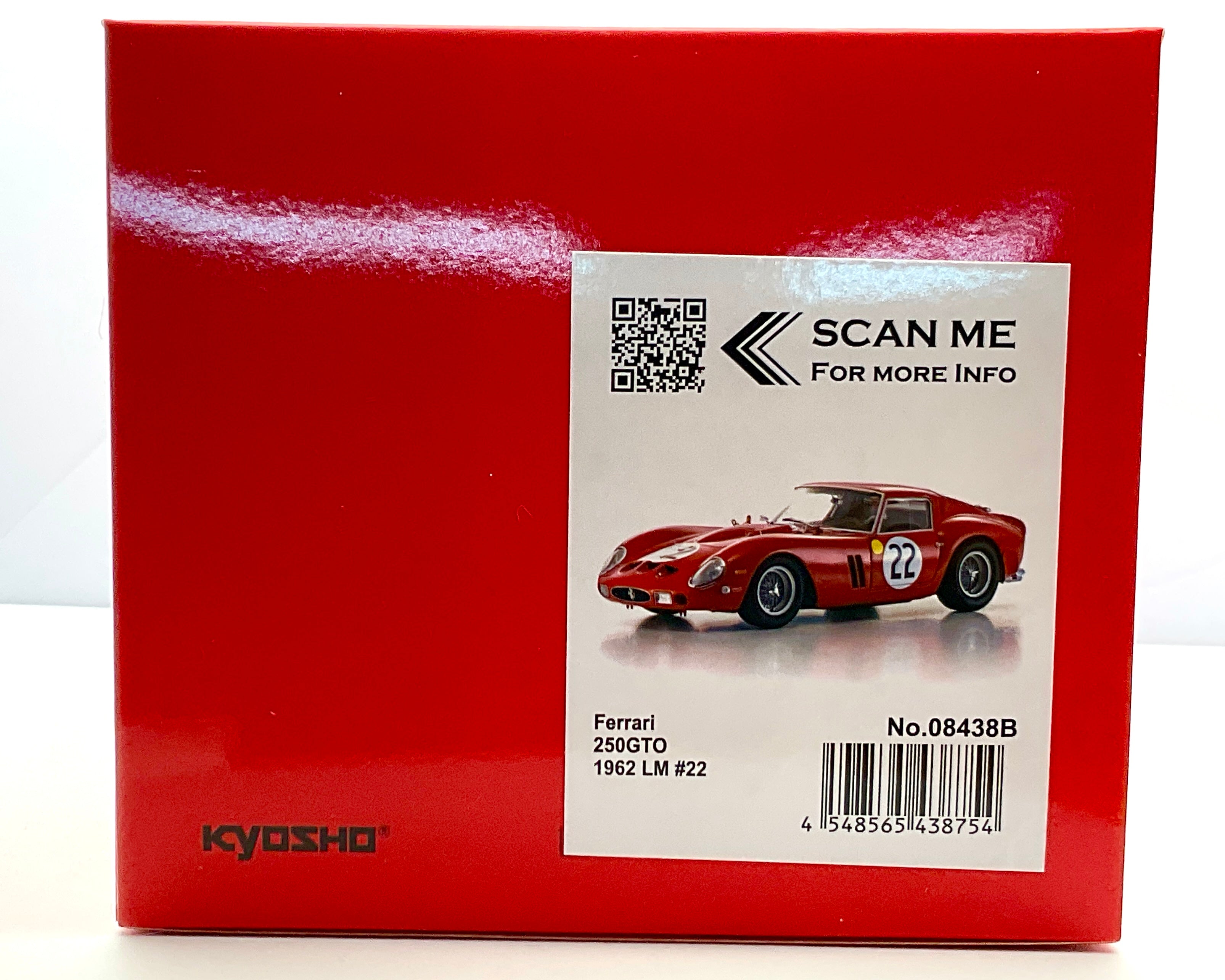 Ferrari 250 GTO #22 , Kyosho 08438B Die-Cast 1/18