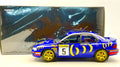 Subaru Impreza 1995 Montecarlo #5 , Kyosho 08962B Die-Cast 1/18, vista laterale con confezione