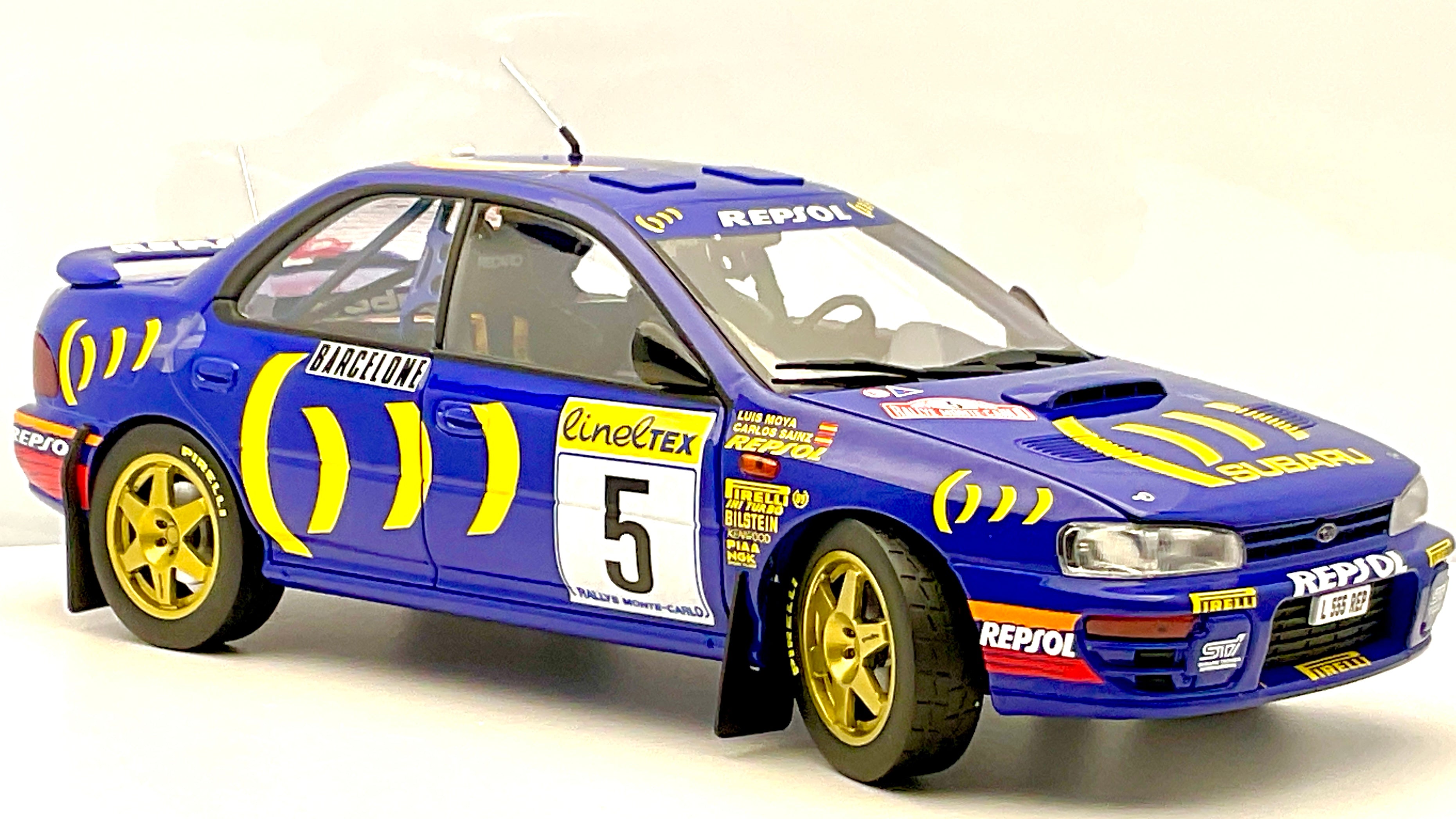 Subaru Impreza 1995 Montecarlo #5 , Kyosho 08962B Die-Cast 1/18
