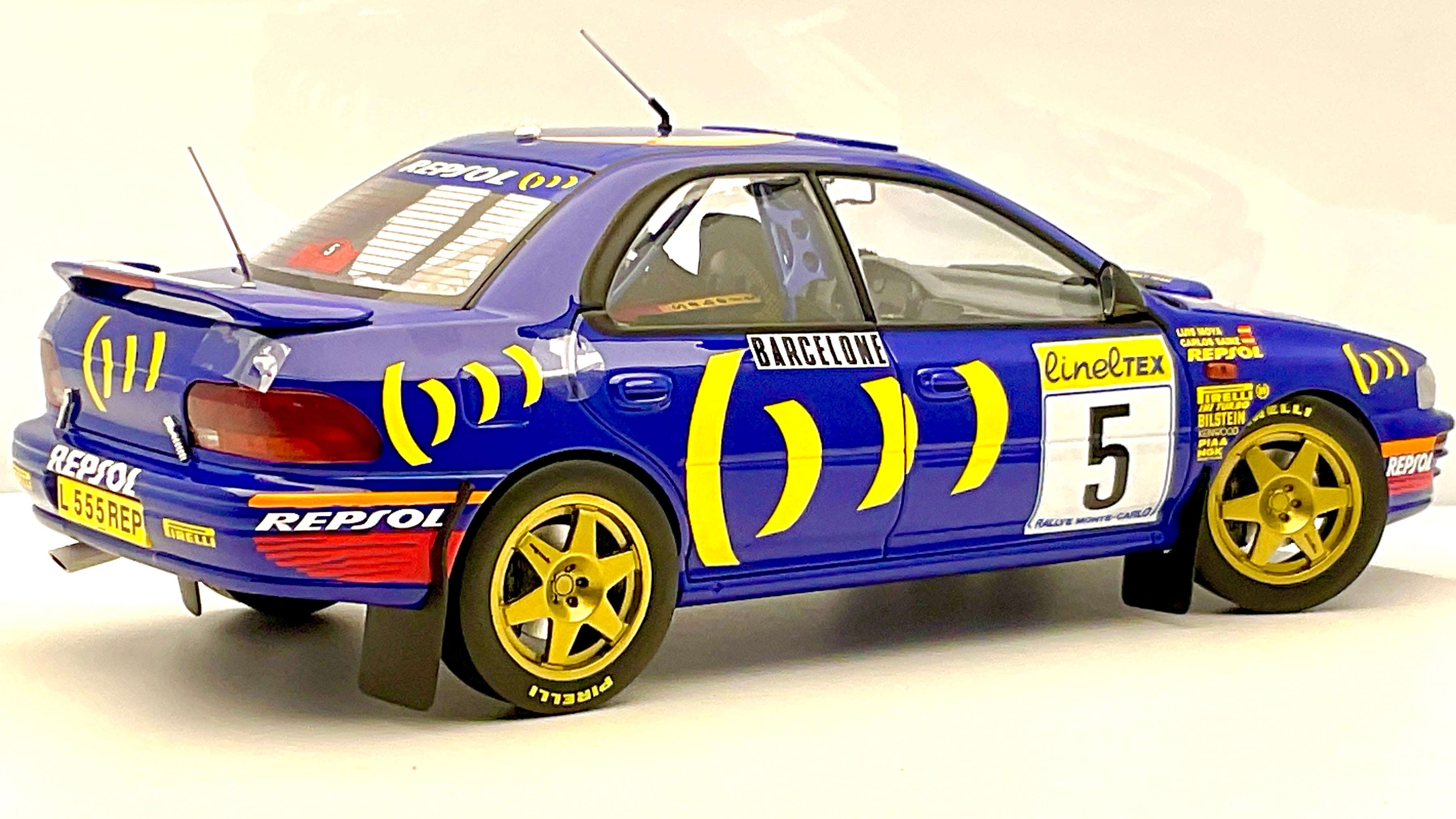 Subaru Impreza 1995 Montecarlo #5 , Kyosho 08962B Die-Cast 1/18