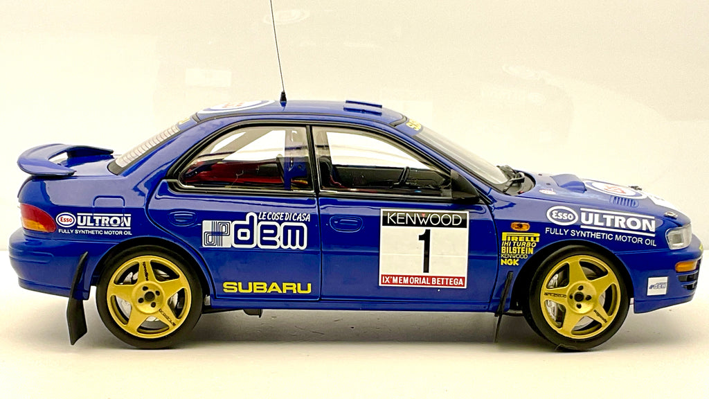 Subaru Impreza #1 , Sun Star 5600 Die-Cast 1/18, vista laterale destra