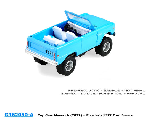 1972 Ford Bronco Rooster's – Top Gun: Maverick (2022) – Greenlight GR62050-A scala 1:64