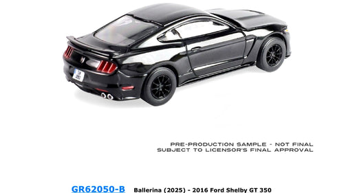 2016 Ford Shelby GT350 – Ballerina (2025) – Greenlight GR62050-B scala 1:64
