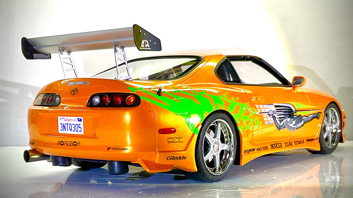 Kyosho KSR12009A – Toyota Supra Fast & Furious arancione 1:12