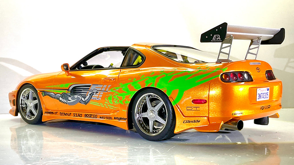 Kyosho KSR12009A – Toyota Supra Fast & Furious arancione 1:12