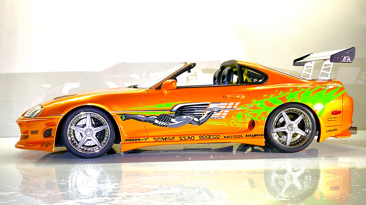 Kyosho KSR12009A – Toyota Supra Fast & Furious arancione 1:12