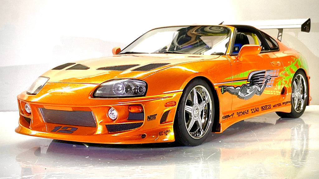 Kyosho KSR12009A – Toyota Supra Fast & Furious arancione 1:12