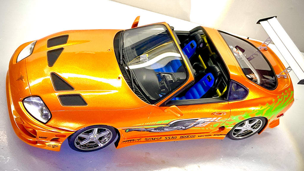 Kyosho KSR12009A – Toyota Supra Fast & Furious arancione 1:12