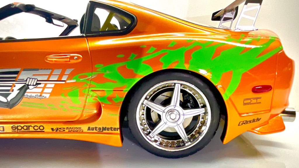 Kyosho KSR12009A – Toyota Supra Fast & Furious arancione 1:12