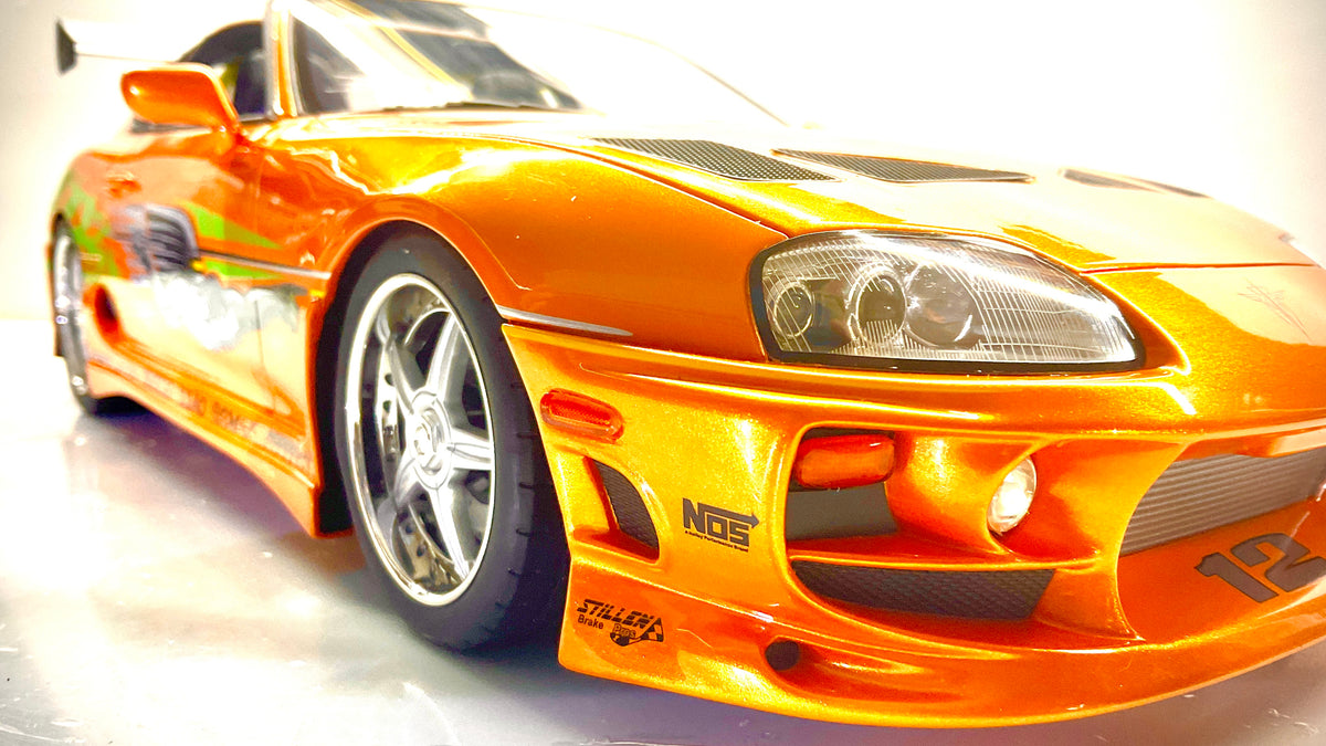 Kyosho KSR12009A – Toyota Supra Fast & Furious arancione 1:12