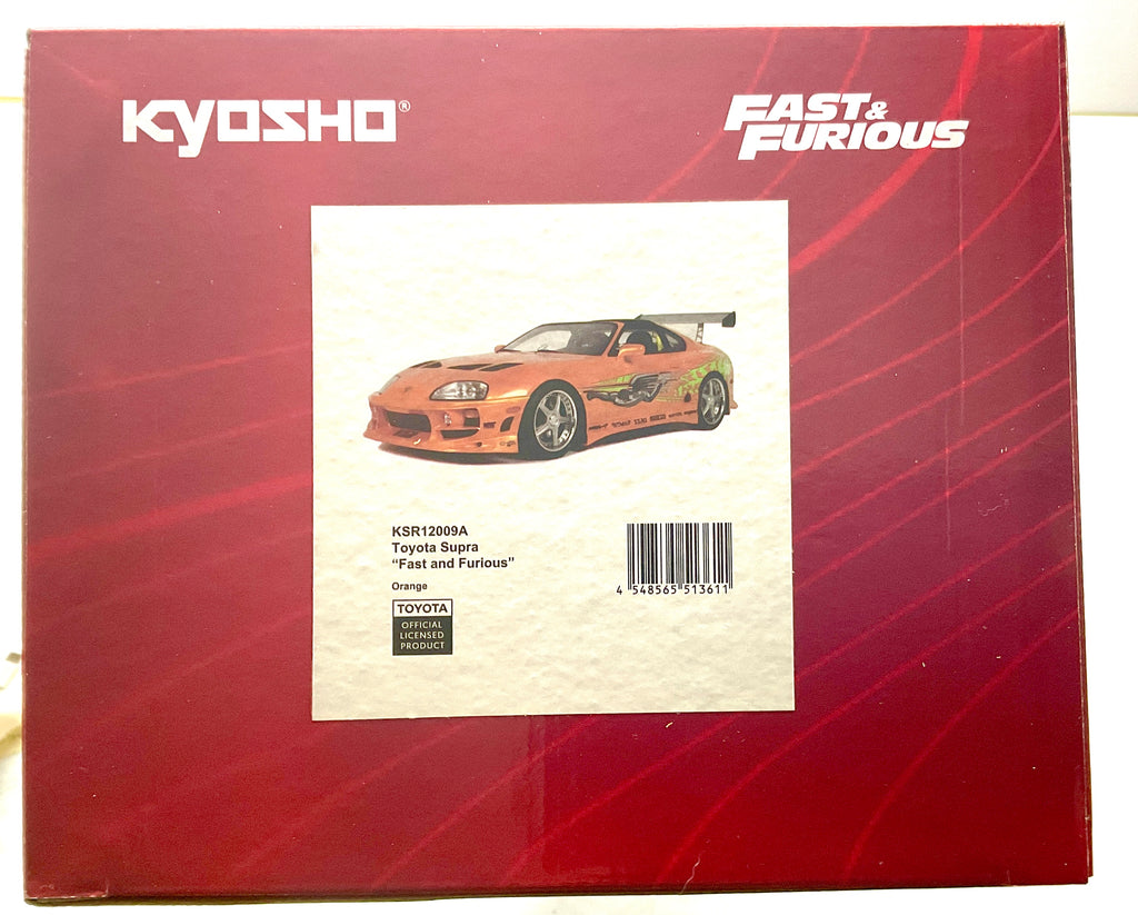 Kyosho KSR12009A – Toyota Supra Fast & Furious arancione 1:12