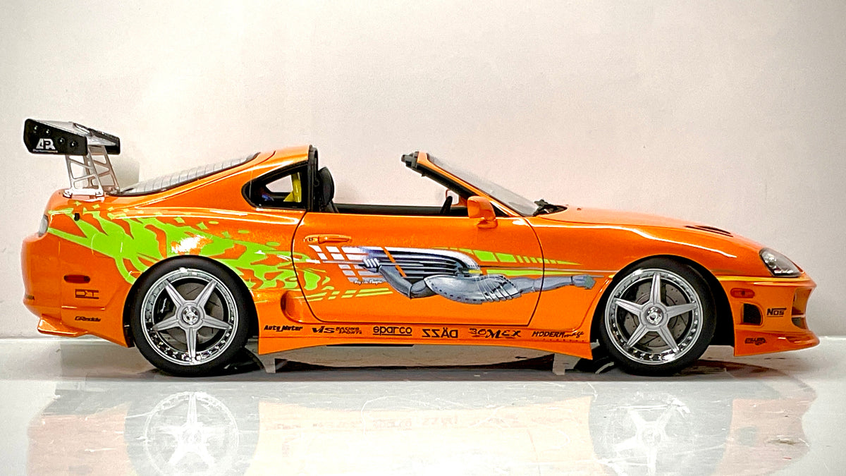 Kyosho 08975FF – Toyota Supra Fast & Furious 1:18 – Arancione