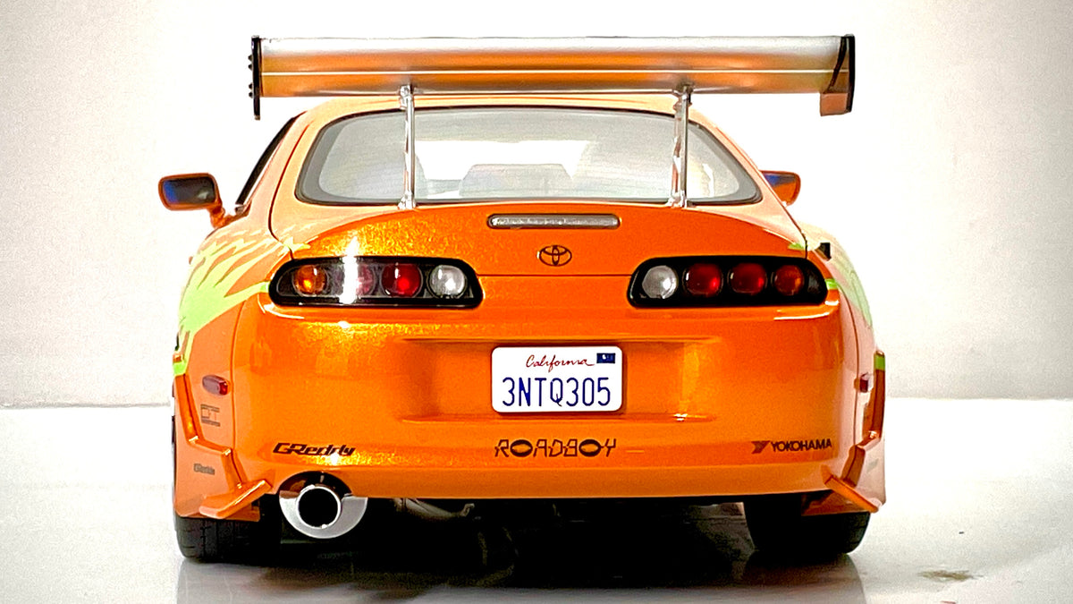 Kyosho 08975FF – Toyota Supra Fast & Furious 1:18 – Arancione