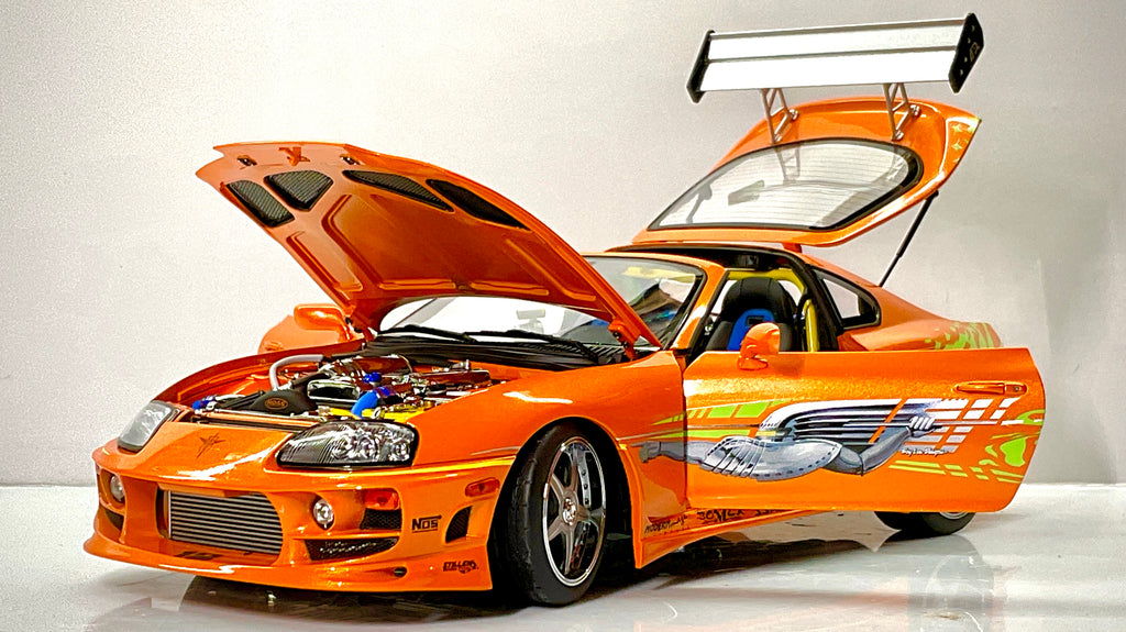 Kyosho 08975FF – Toyota Supra Fast & Furious 1:18 – Arancione