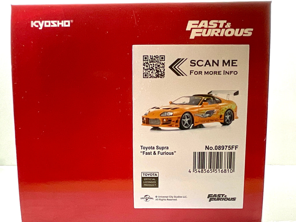 Kyosho 08975FF – Toyota Supra Fast & Furious 1:18 – Arancione