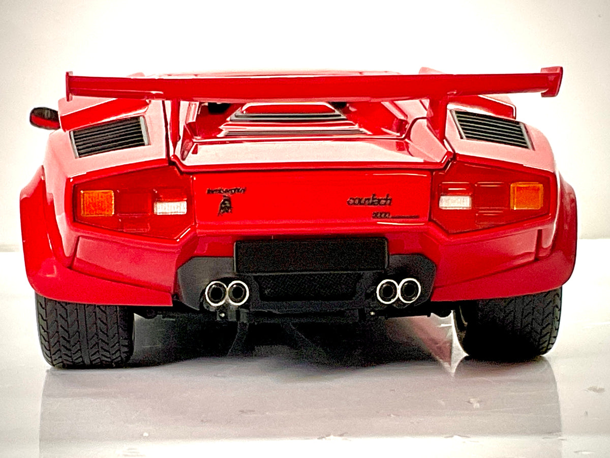 Kyosho 08320RBKG – Lamborghini Countach LP 5000 Quattrovalvole – Rossa con cerchi oro