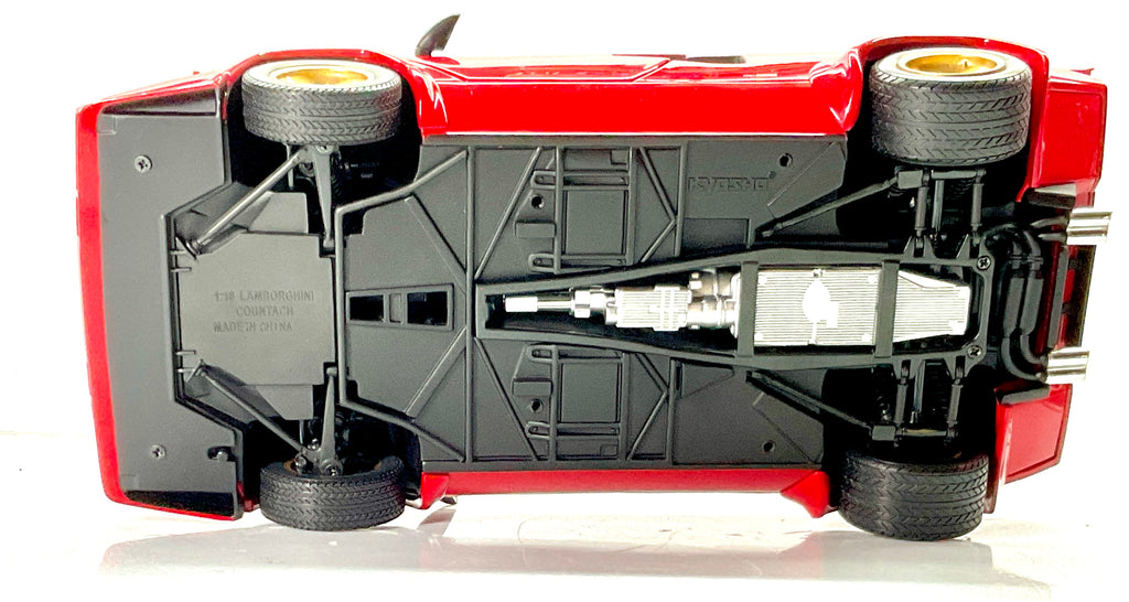 Kyosho 08320RBKG – Lamborghini Countach LP 5000 Quattrovalvole – Rossa con cerchi oro