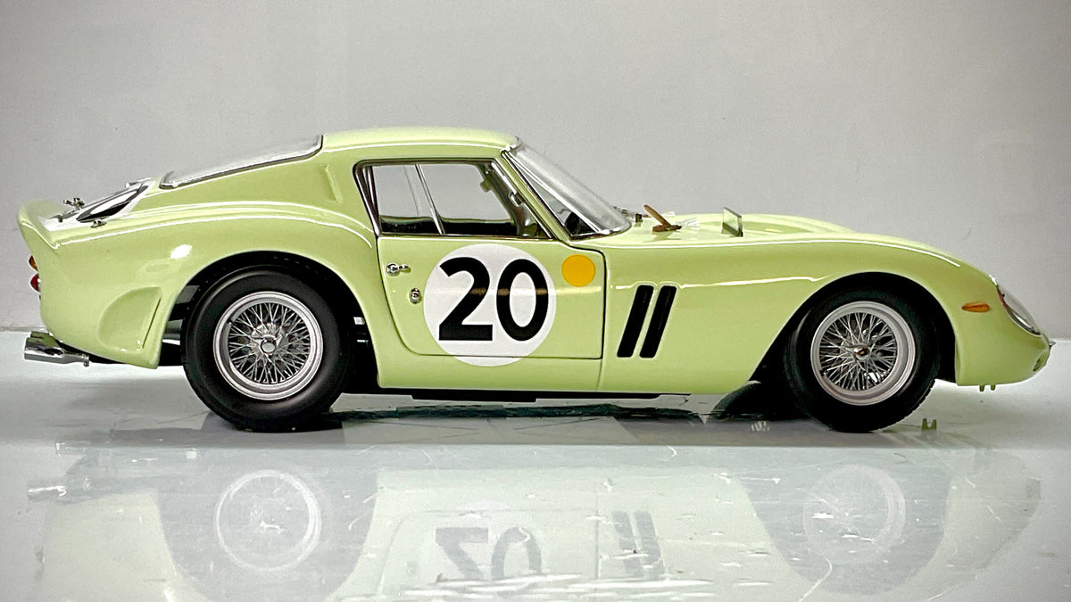 Kyosho 08438E – Ferrari 250 GTO 1962 LM #20 3505GT 1:18 – Verde chiaro