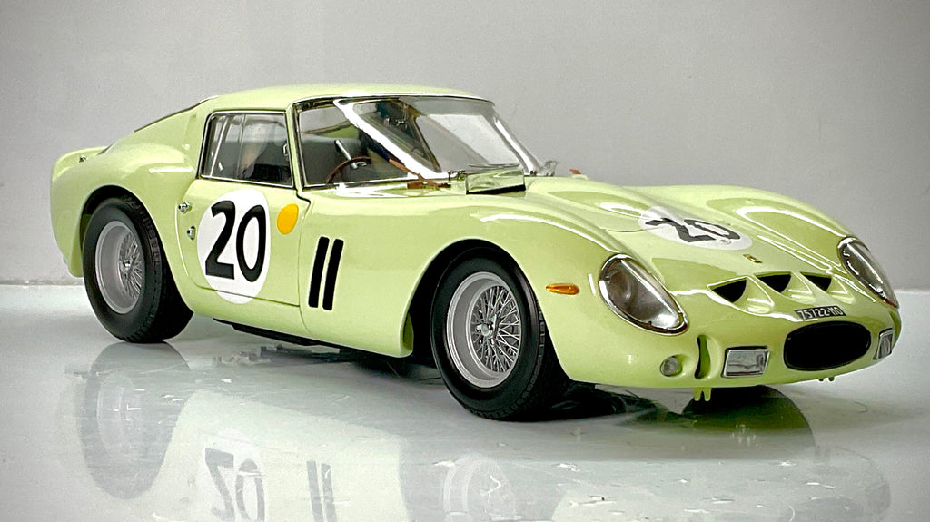 Kyosho 08438E – Ferrari 250 GTO 1962 LM #20 3505GT 1:18 – Verde chiaro