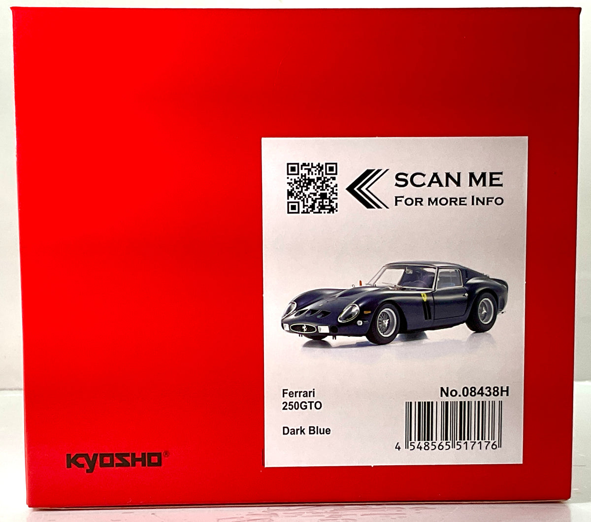 Kyosho 08438H – Ferrari 250 GTO – Blu scuro