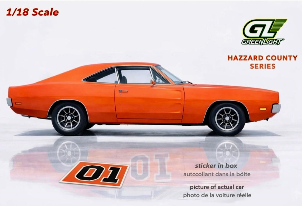 DODGE CHARGER del 1969 , GREENLIGHT scala 1/18